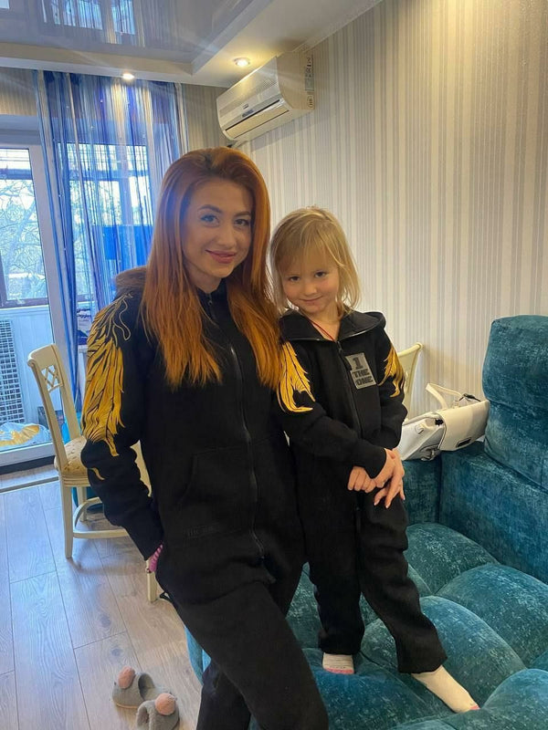 Kids Jumpsuit Angel black