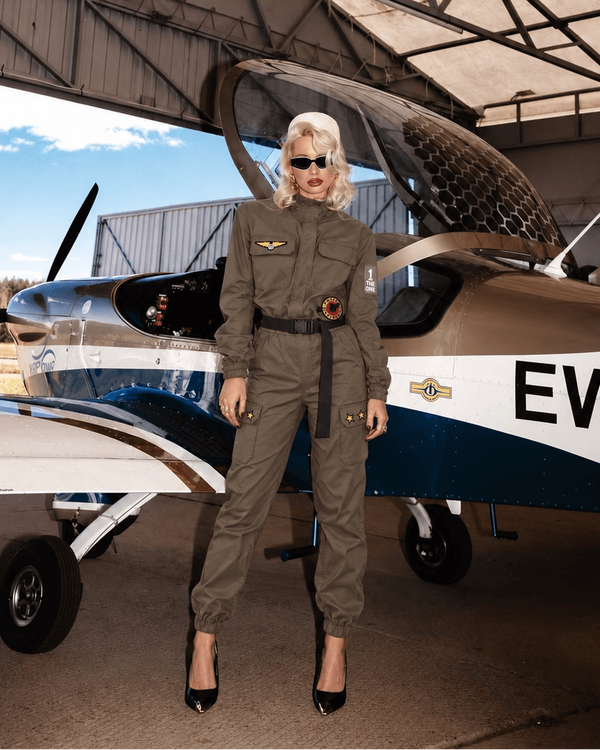 Lightweight Jumpsuit Aviator khaki