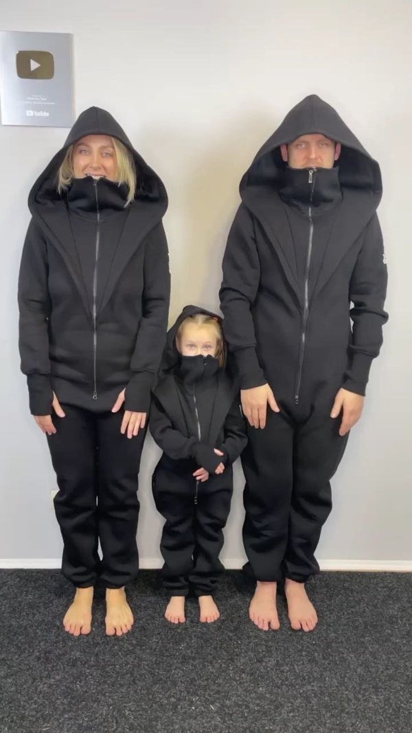 Warm Jumpsuit Ninja black