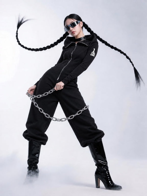 Теплий комбінезон Ninja чорний