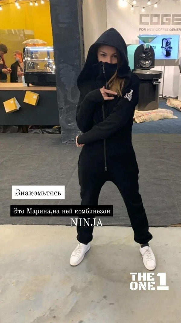Warm Jumpsuit Ninja black