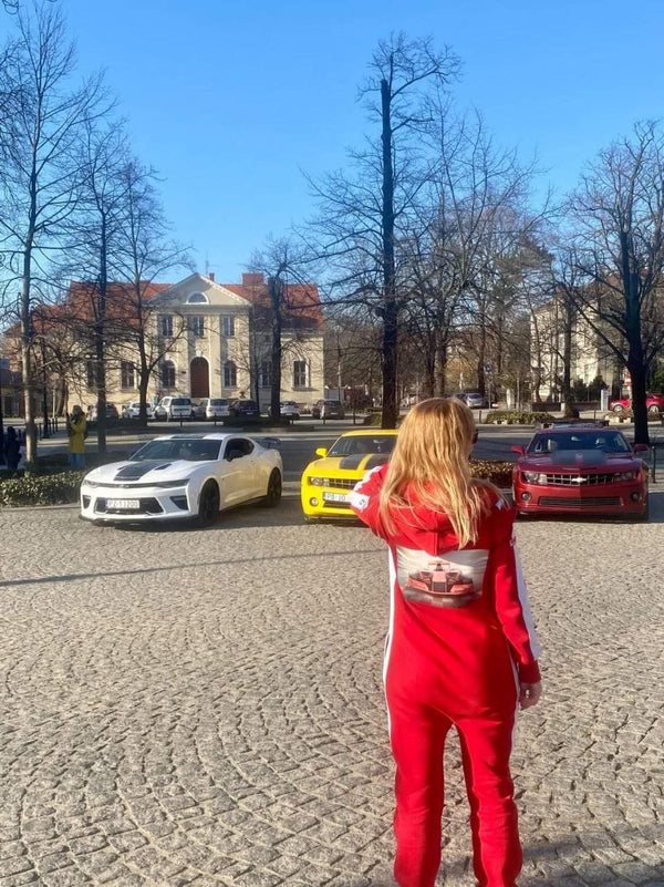 Warm Jumpsuit Race red