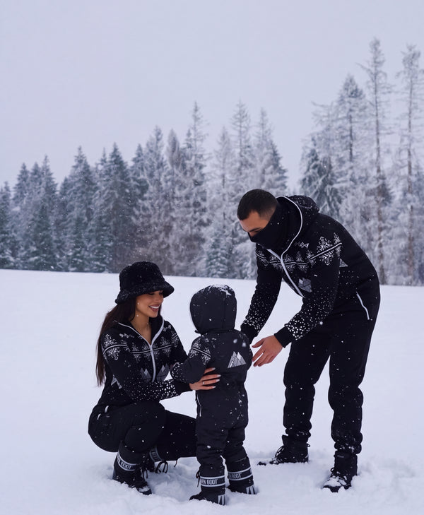 Kids Jumpsuit Snowy black