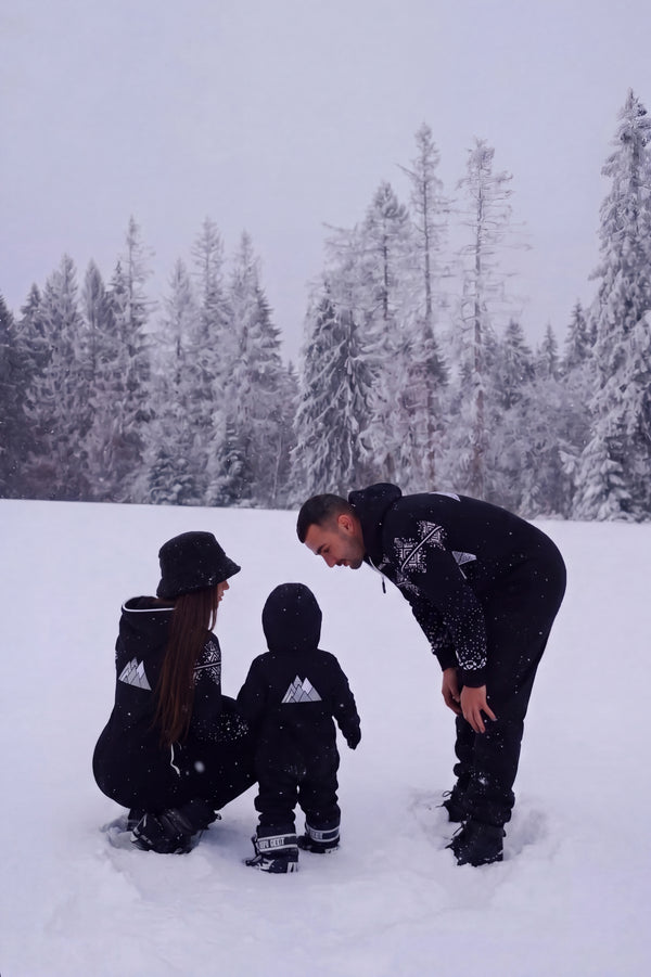 Kids Jumpsuit Snowy black