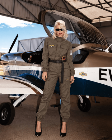 Lightweight JumpSuite Aviator khaki