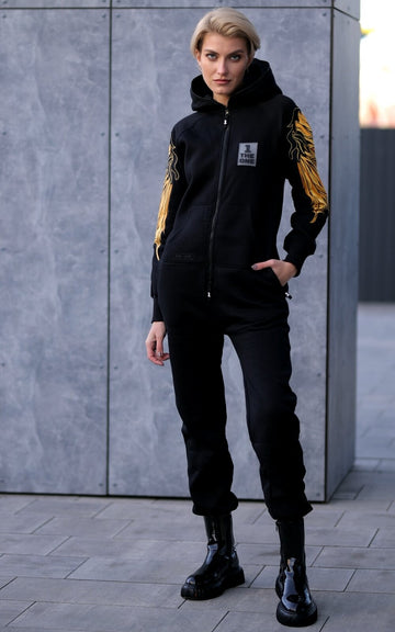 JumpSuite Angel чорний