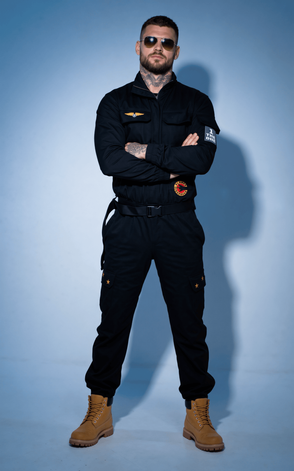Lightweight JumpSuite Aviator black