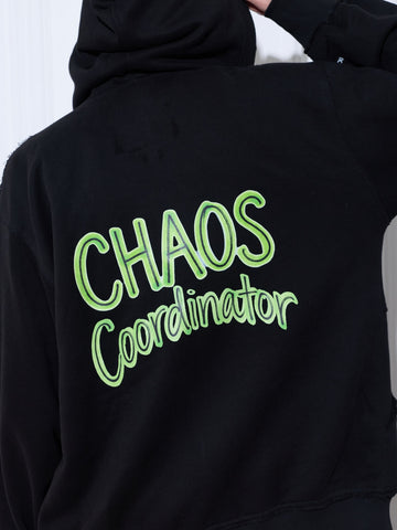 Zip-худи "Chaos Coordinator" черный