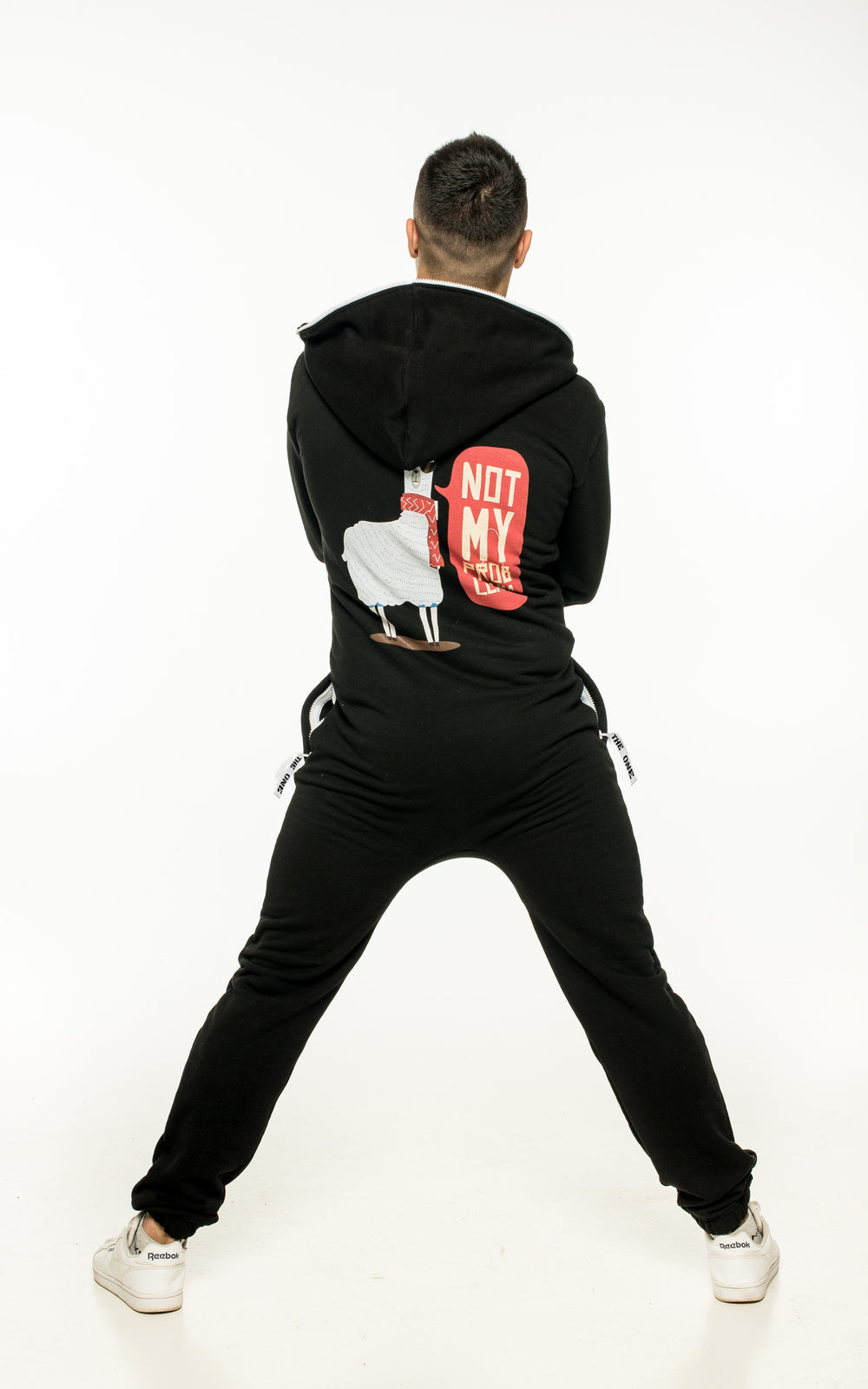 Комбінезон Лама довгий чорний