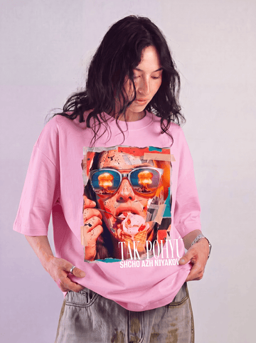 T-shirt CHILL pink