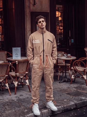 Jumpsuit "Chaos" beige