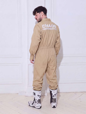 Jumpsuit "Chaos" beige