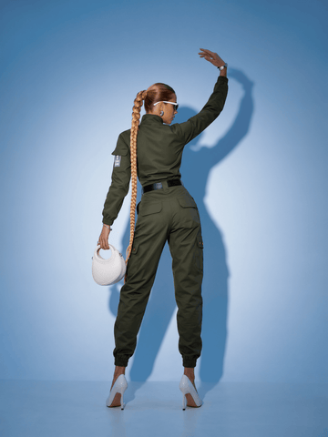 Легкий комбінезон JumpSuite Aviator кольору хакі