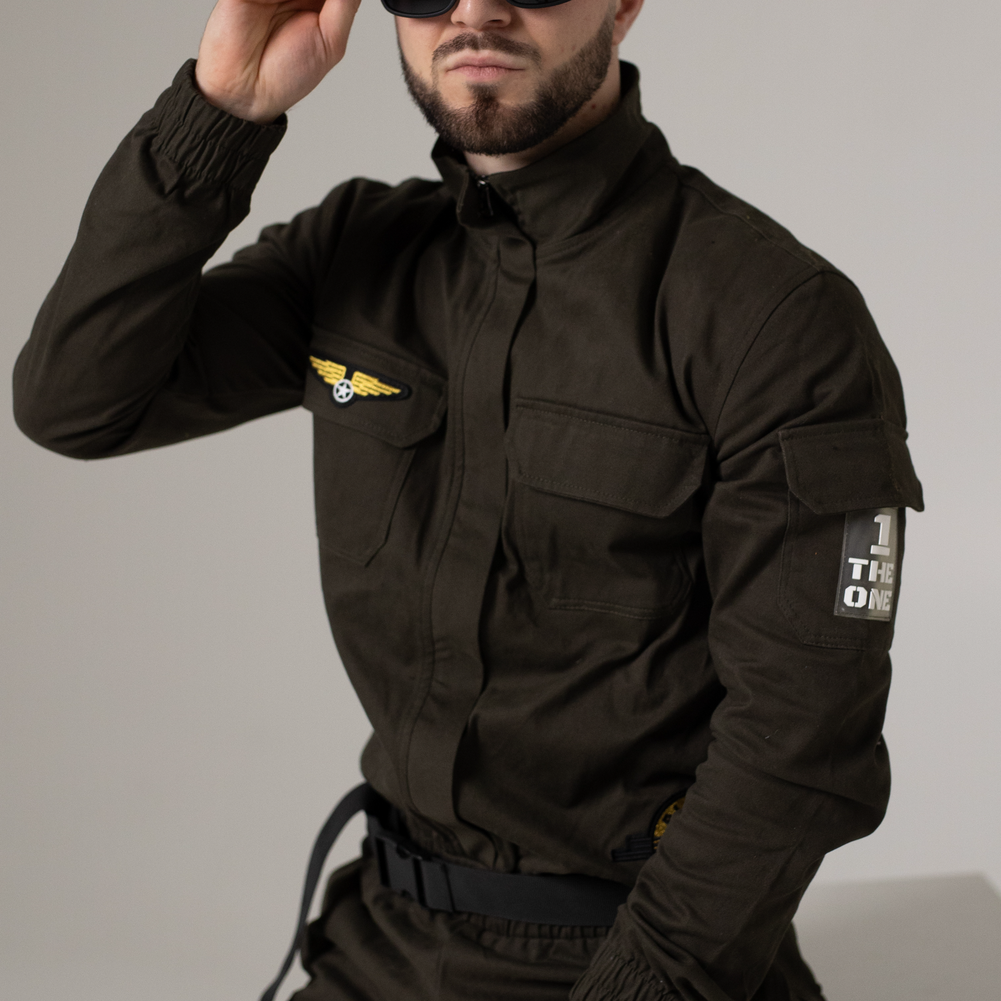Легкий комбінезон JumpSuite Aviator кольору хакі