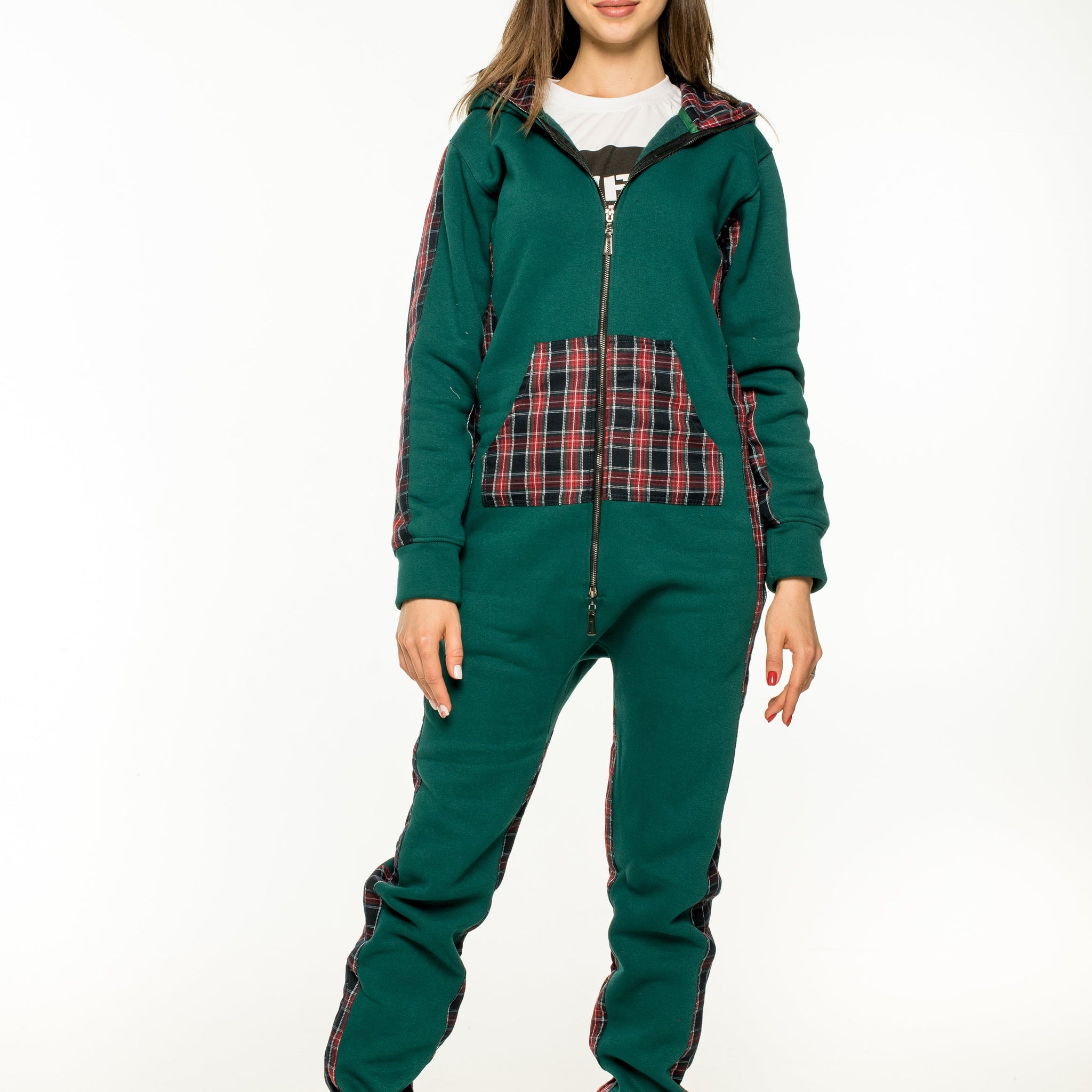 Джентльменський комбінезон зеленого кольору