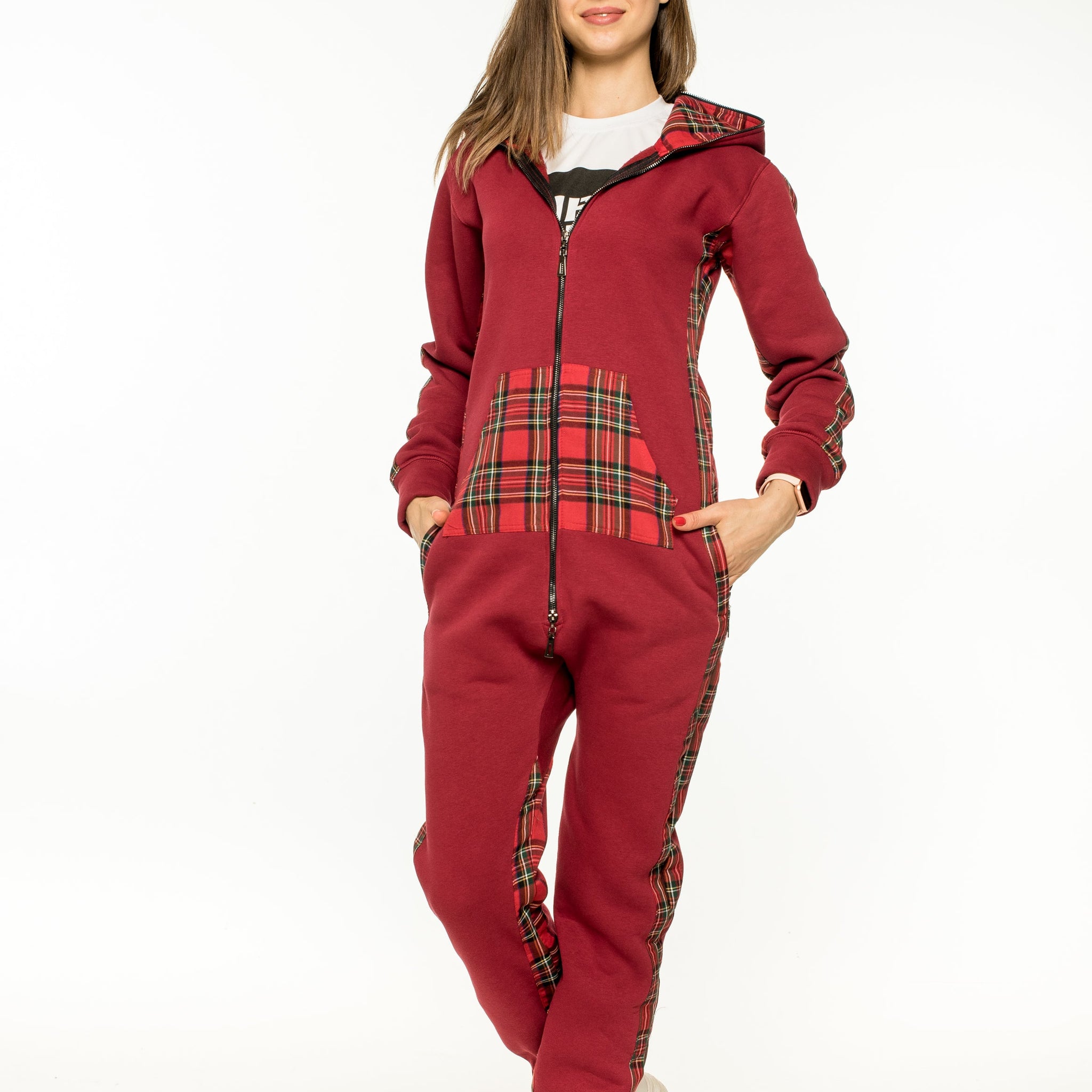 Комбинезон джентльмен вино