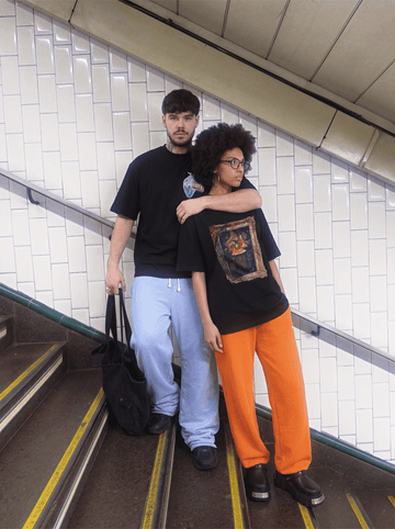 T-shirt Mona on Fire black PIDPAL