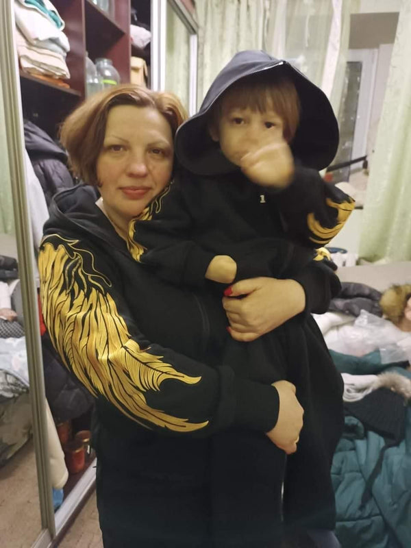 Kids Jumpsuit Angel black