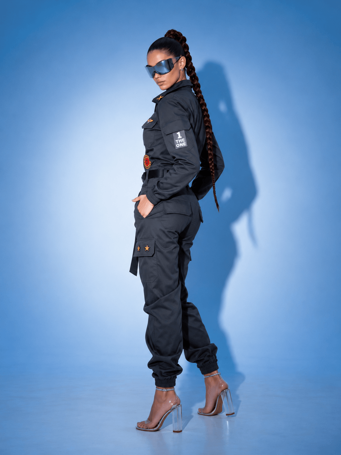 Lightweight Jumpsuit Aviator black