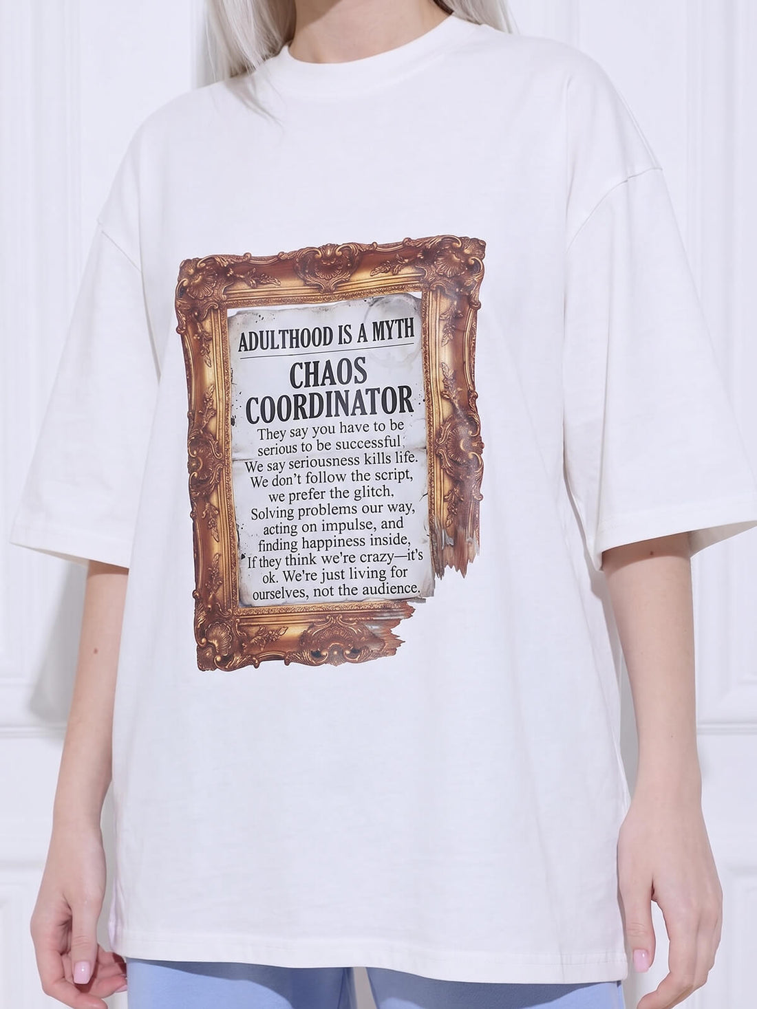 T-shirt Chaos Coordinator White