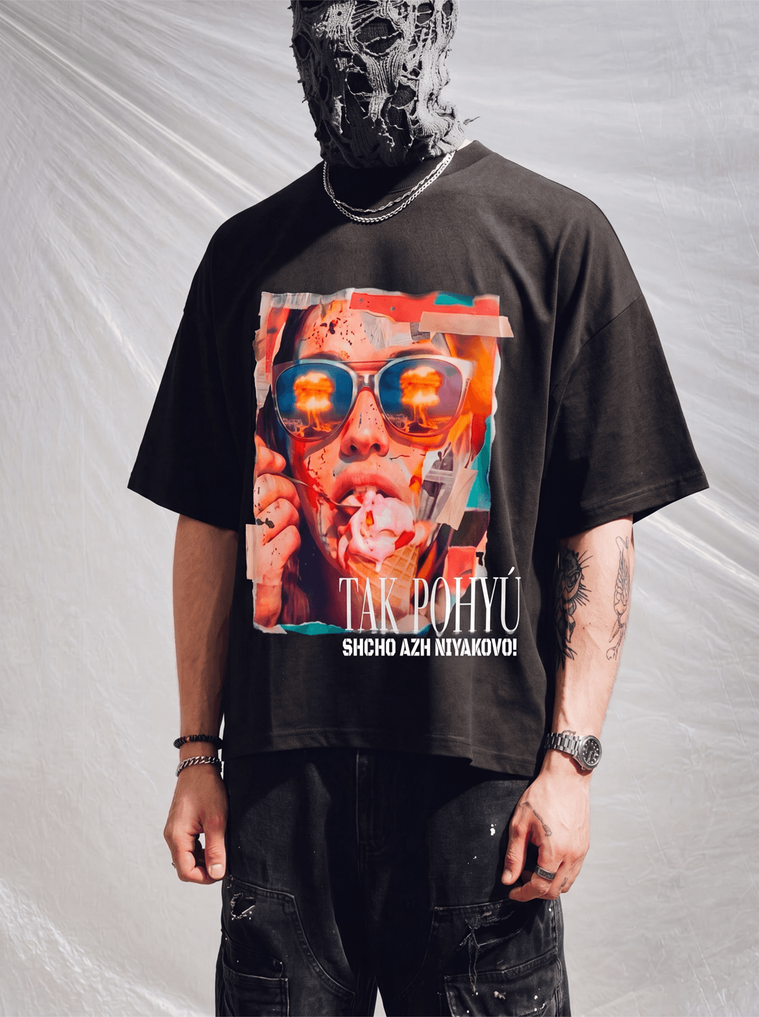 T-shirt CHILL black