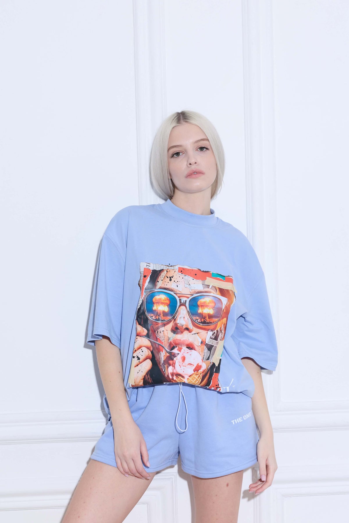 T-shirt CHILL blue