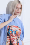 T-shirt CHILL blue