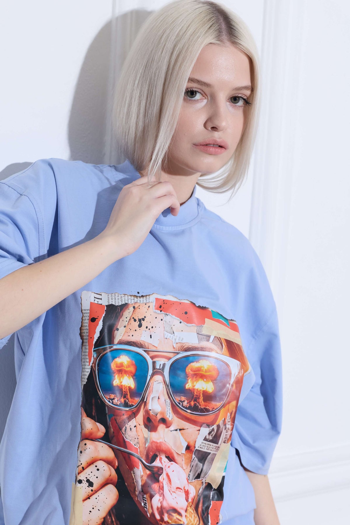 T-shirt CHILL blue
