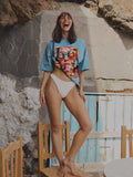 T-shirt CHILL blue