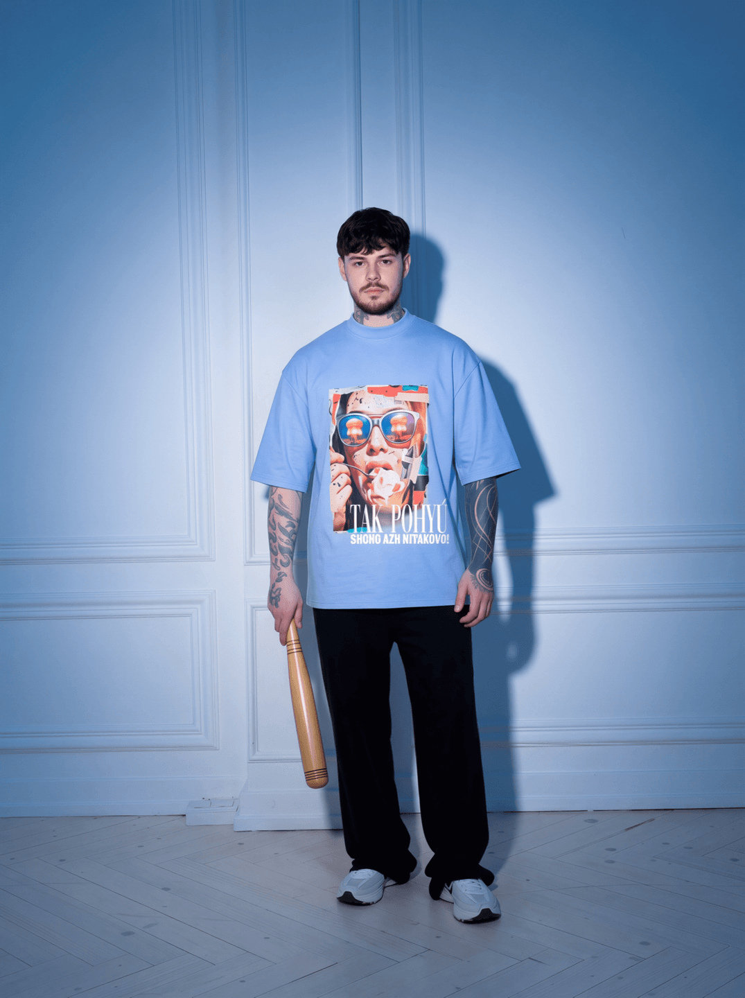 T-shirt CHILL blue