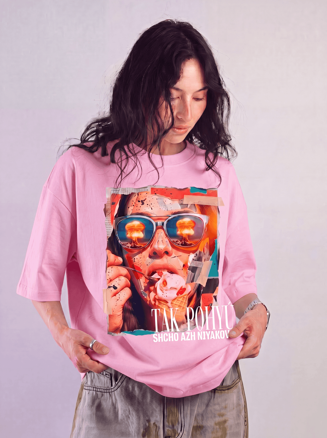 T-shirt CHILL pink