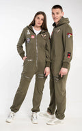 Couple in jumpsuits Harley khaki | THE ONE