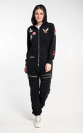 Women's lightweight jumpsuit Harley black without fleece | THE ONE