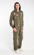 Men's lightweight jumpsuit Harley khaki without fleece | THE ONE