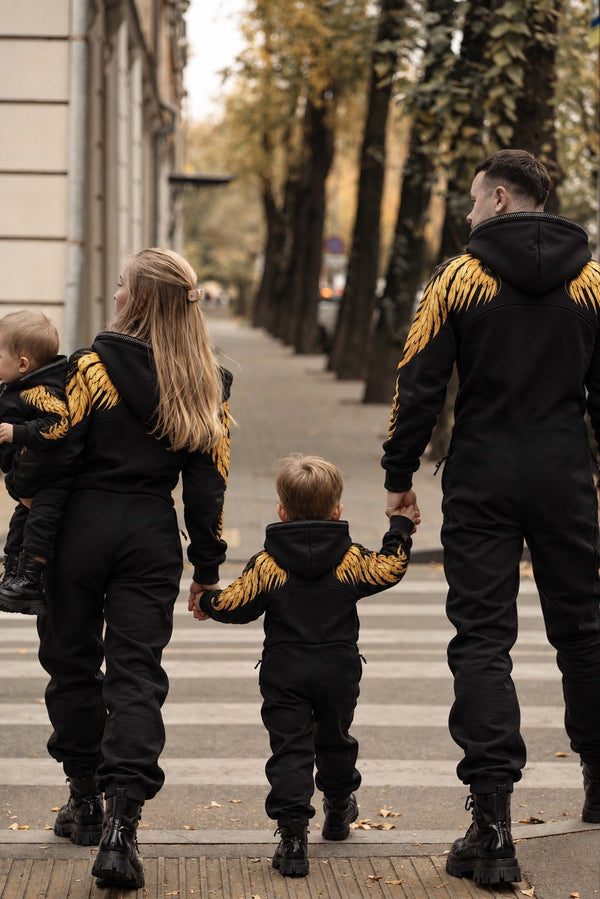 Kids Jumpsuit Angel black