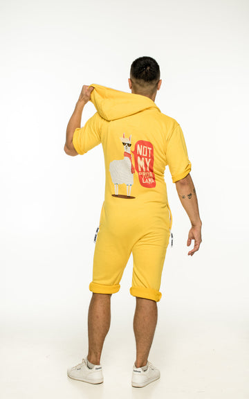 Llama short yellow