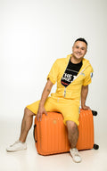 Llama short yellow