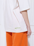 T-shirt Mona on Fire white