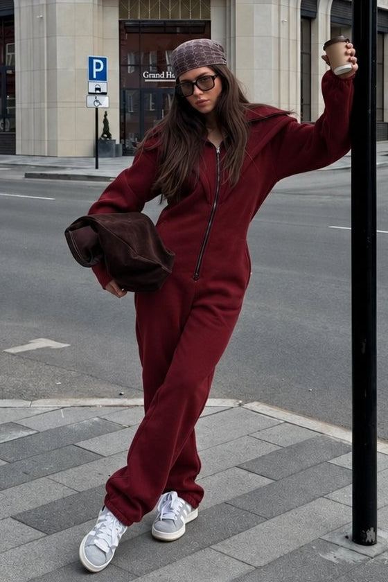 Warm Jumpsuit Ninja black