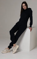 Original navy jumpsuit: moves freely | THE ONE