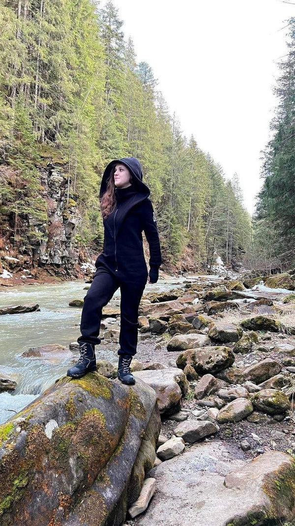 Warm Jumpsuit Ninja black