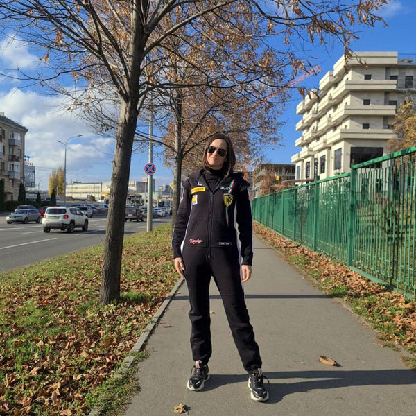 Warm Jumpsuit Race black