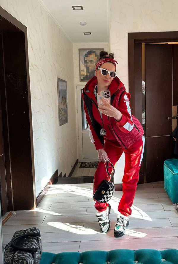Warm Jumpsuit Race red