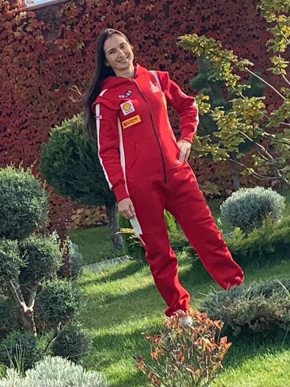 Warm Jumpsuit Race red
