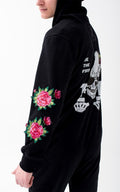 Skull and Roses black