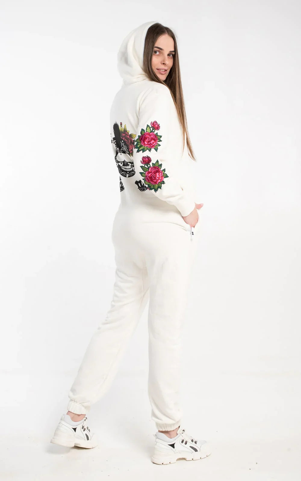 Skull and Roses black