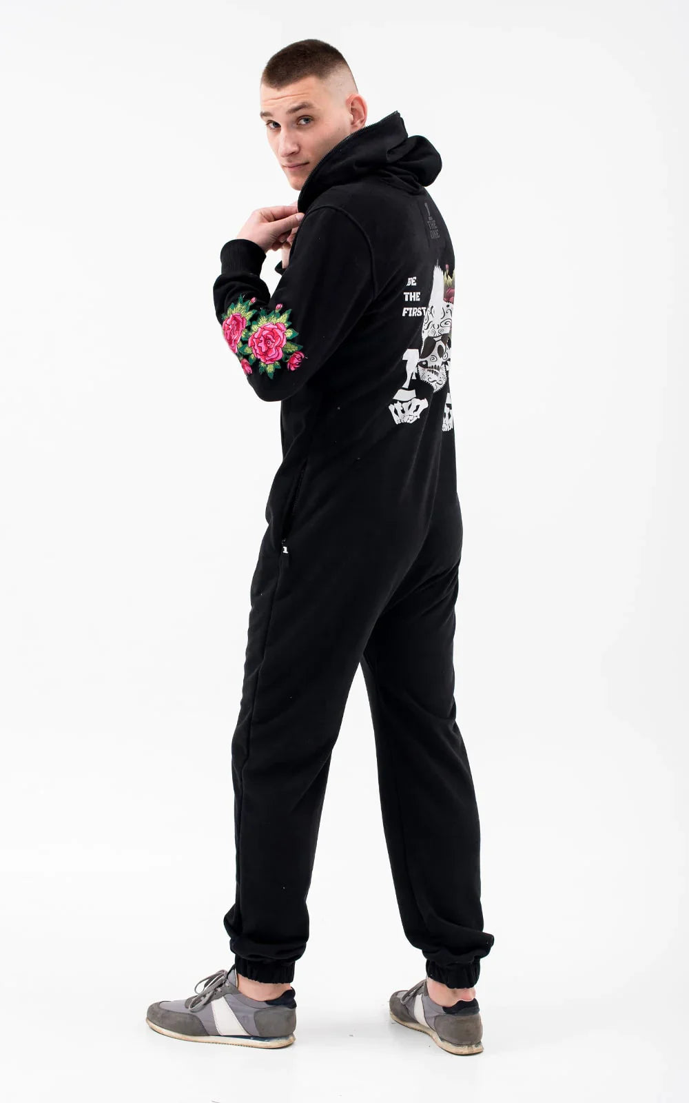 Skull and Roses white