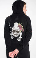 Skull and Roses white