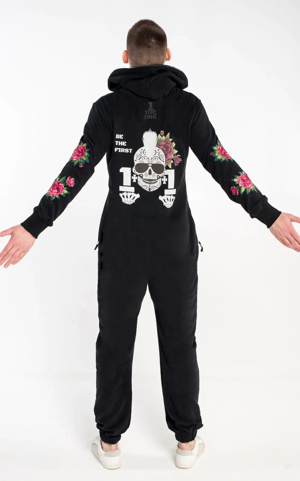Skull and Roses white