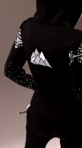 Snowy black
